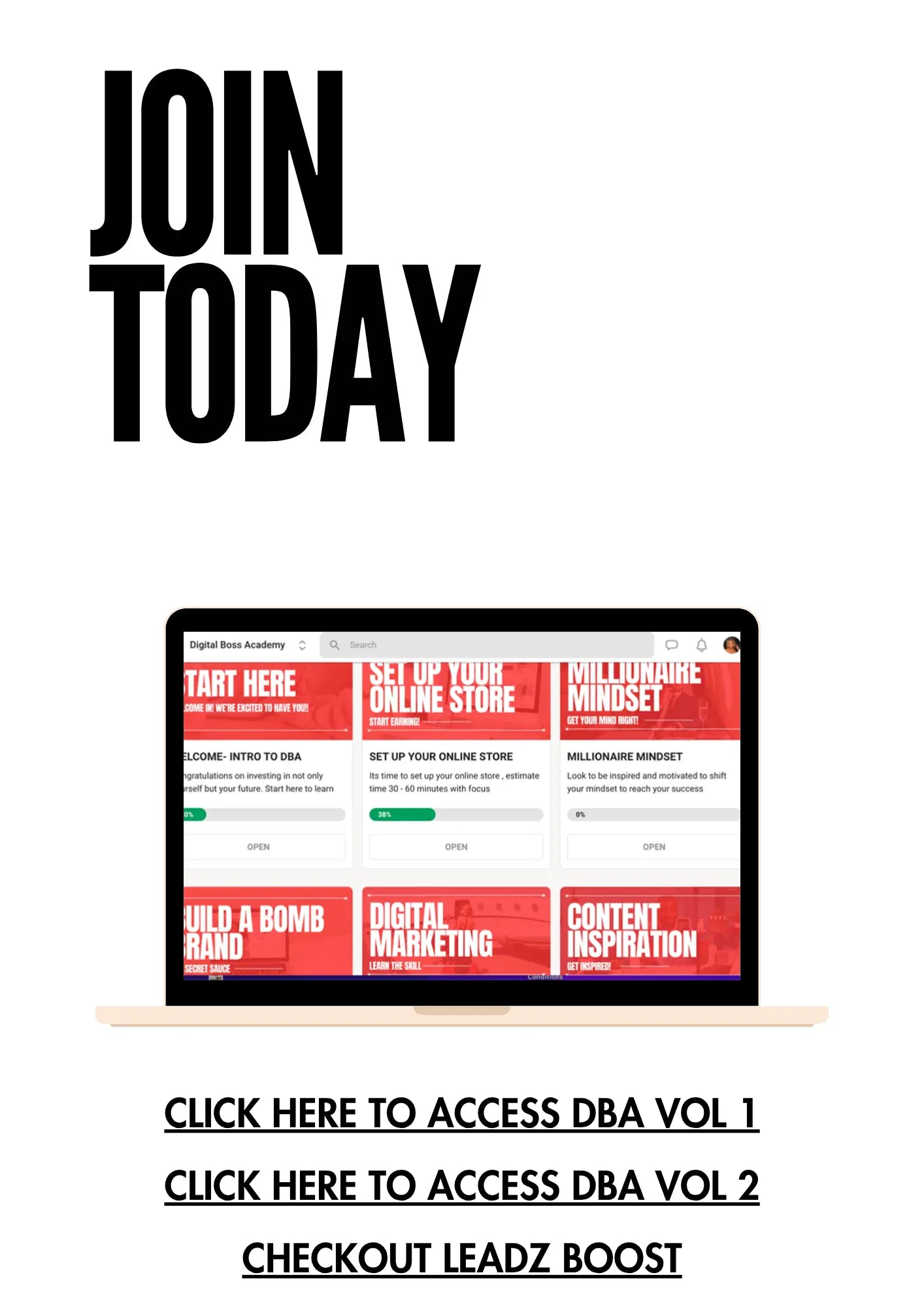 Digital Product Business Course With Resell Rights| Digital Boss Academy VOLUME 1 - EasyMade